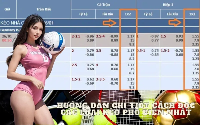 Hướng Dẫn Chi Tiết Cách Đọc Các Loại Kèo Phổ Biến Nhất